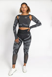 Black camo long sleeve shirt
